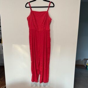 Old Navy Red Jumpsuit